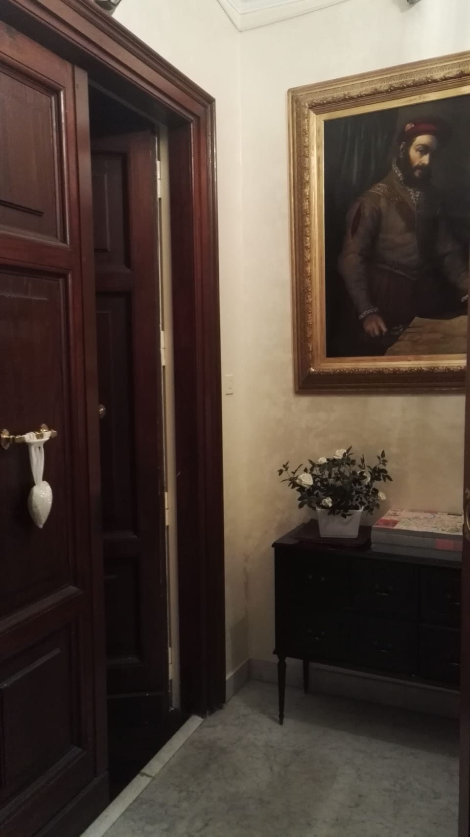 Interior entrance