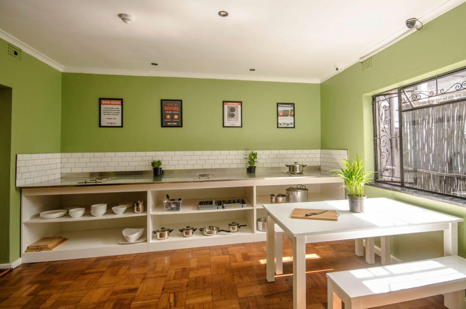 Shared fridge, microwave