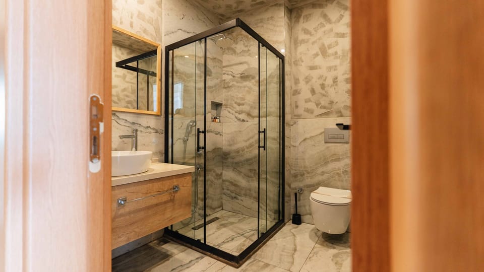 Classic Room, City View | Bathroom | Shower, rainfall showerhead, eco-friendly toiletries, hair dryer