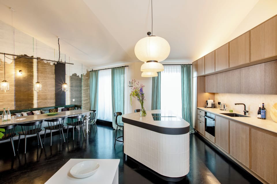 Penthouse, 2 Bedrooms, Terrace | Private kitchen | Fridge, stovetop, dishwasher, espresso maker