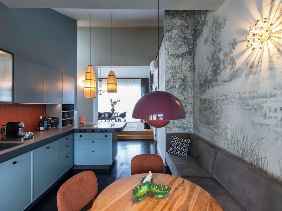 Penthouse, 3 Bedrooms, Terrace (1) | Private kitchen | Fridge, stovetop, dishwasher, espresso maker