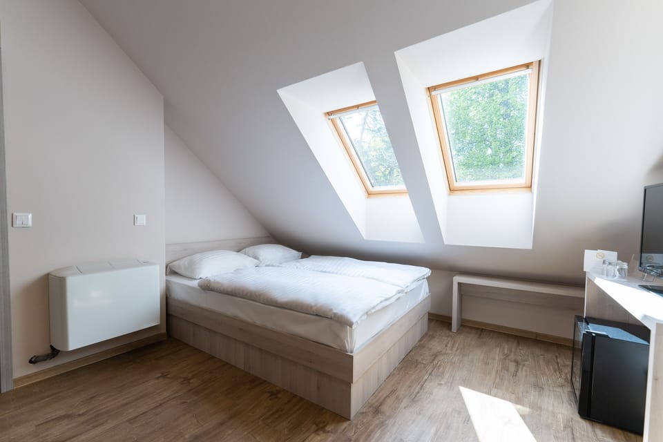 Attic double room | Minibar, in-room safe, desk, free WiFi
