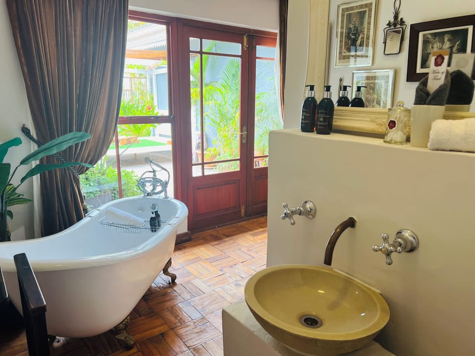 Double Room 1 Sunrise Surprise | Bathroom | Hair dryer, towels, soap, toilet paper