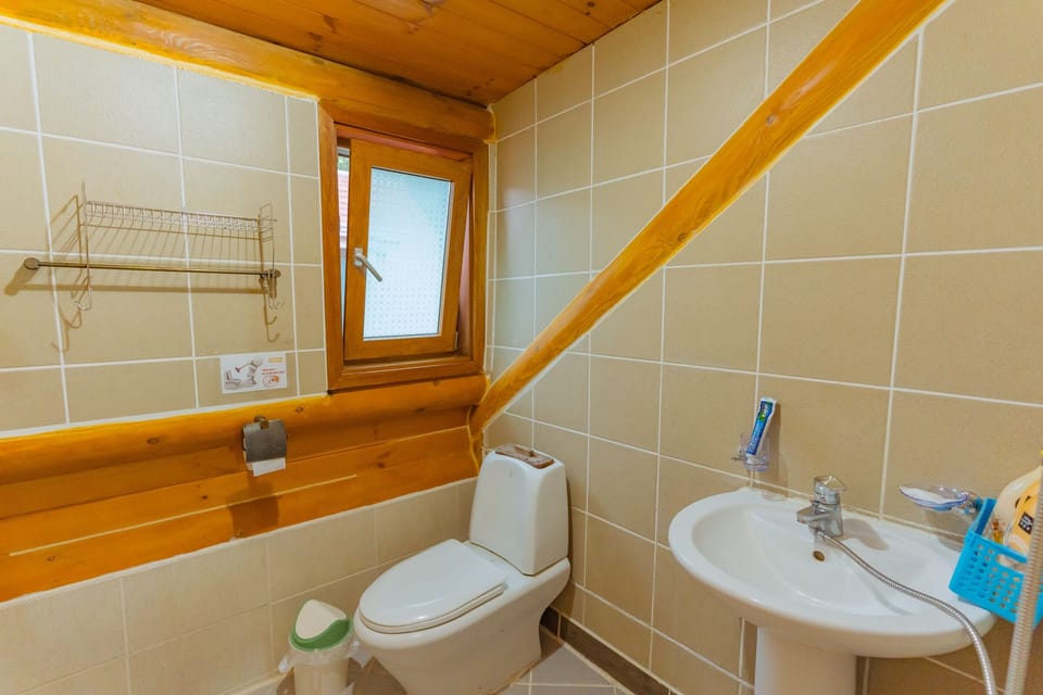 Wow Suite Villa | Bathroom | Shower, free toiletries, hair dryer, slippers