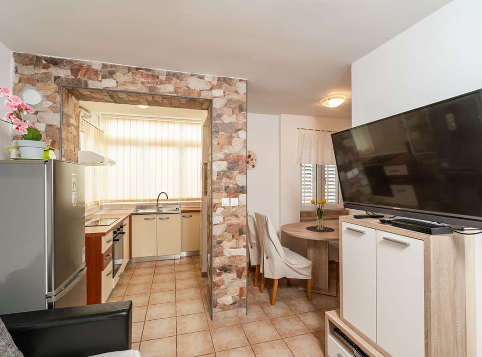 Apartment (Two Bedroom Apartment with Loggia and) | Private kitchen | Fridge