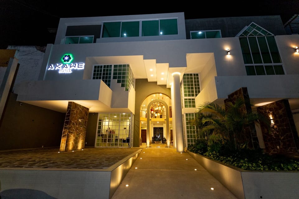 Front of property - evening/night