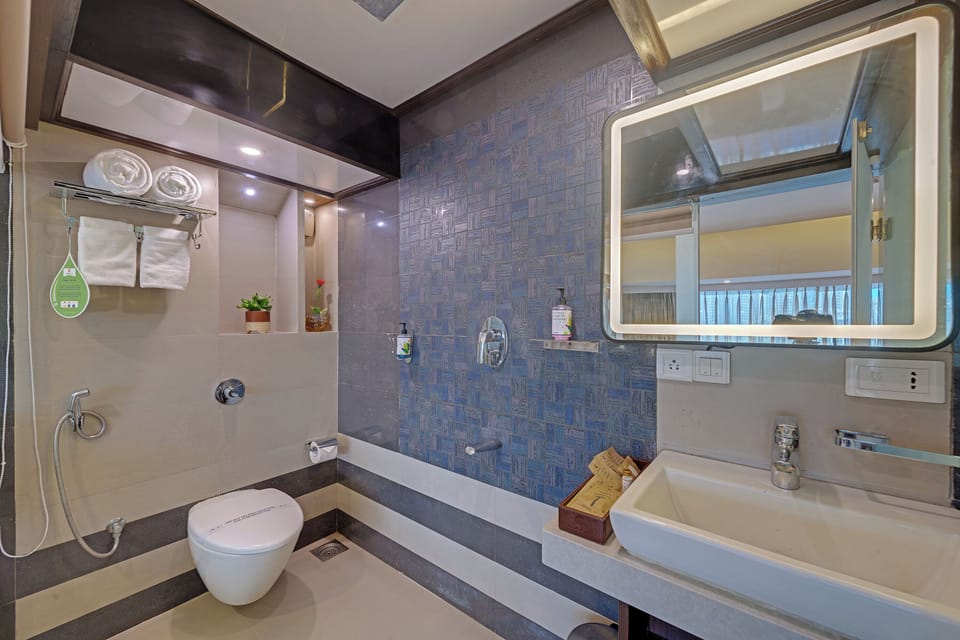 Premium Room | Bathroom | Free toiletries, hair dryer, towels, soap