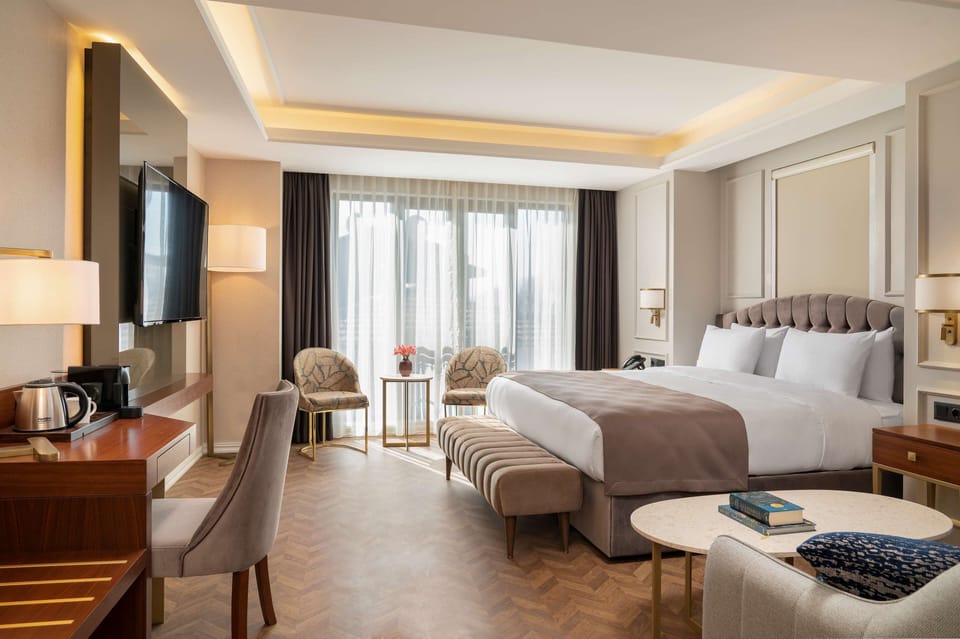 Junior Suite, Sea View (Hammam) | Egyptian cotton sheets, premium bedding, down comforters