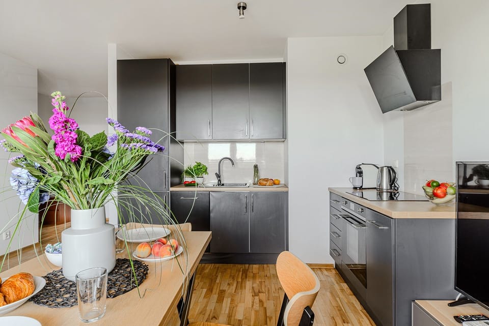 Deluxe Apartment | Living room | 42-inch LCD TV with cable channels, TV