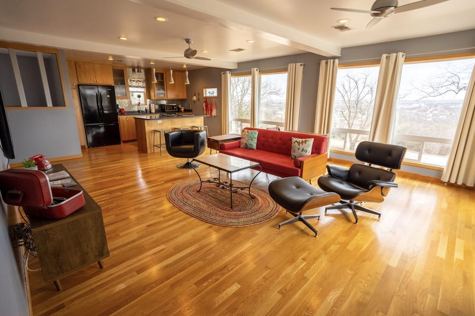 The Loft at Stardust Retreat | Living area | 27-inch flat-screen TV with digital channels, TV, Netflix