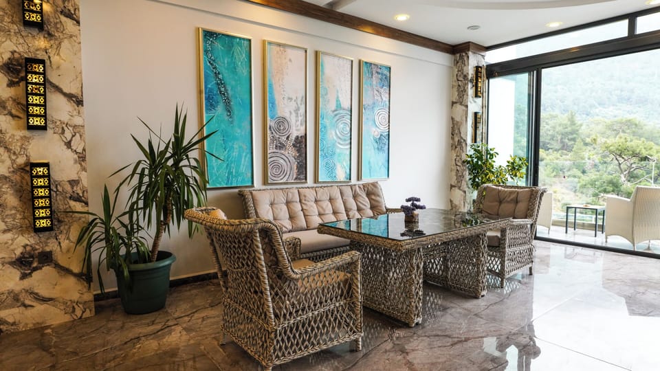 Lobby sitting area
