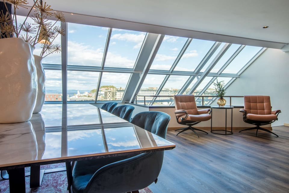 Presidential Suite, River View | Hypo-allergenic bedding, minibar, in-room safe, desk