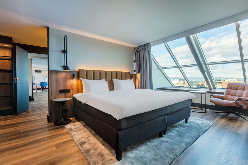 Presidential Suite, River View | Hypo-allergenic bedding, minibar, in-room safe, desk