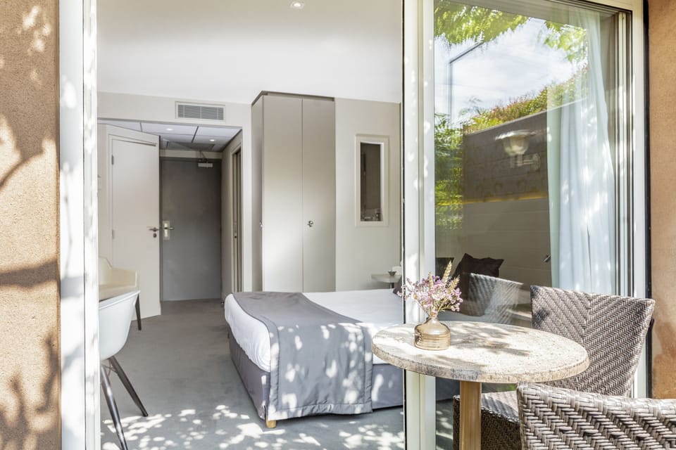 Double Room, Terrace | Egyptian cotton sheets, premium bedding, individually decorated