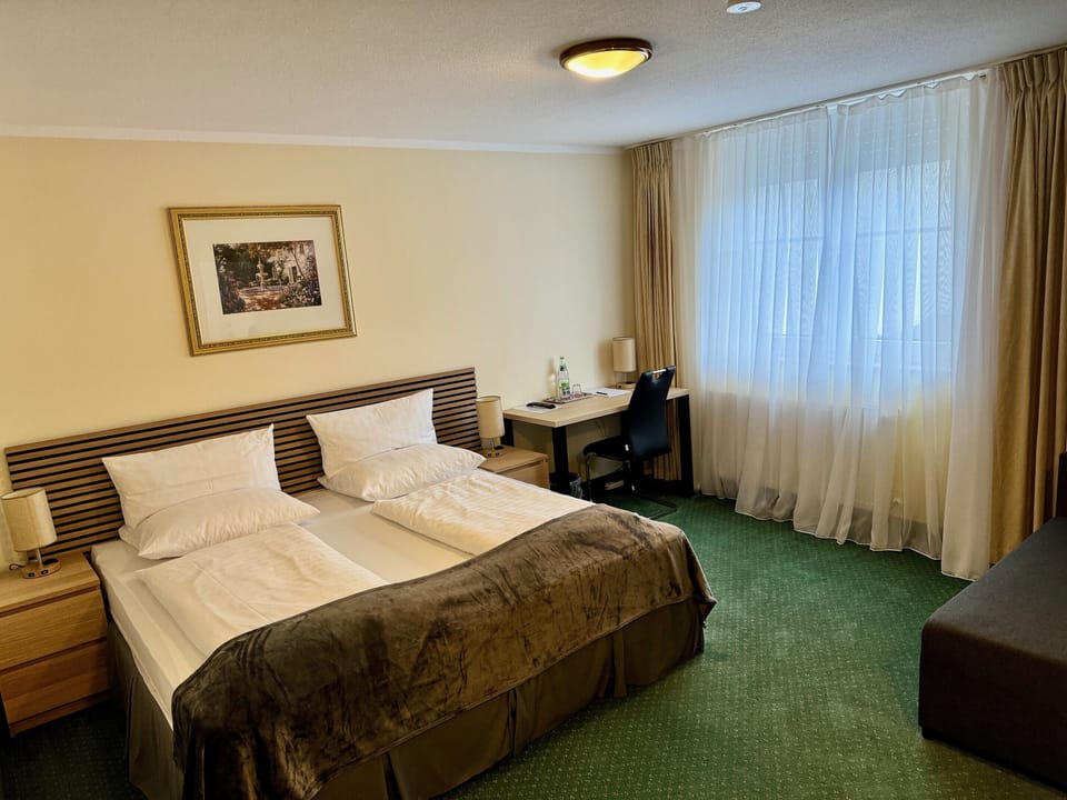 Basic Double or Twin Room | Desk, laptop workspace, soundproofing, iron/ironing board