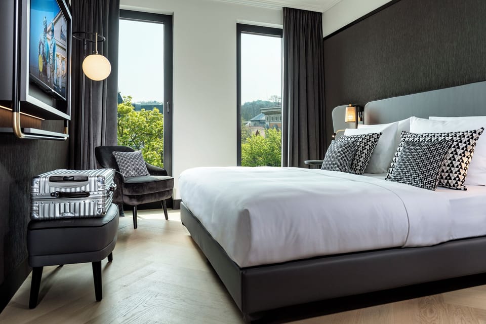 Comfort Double Room | Premium bedding, in-room safe, soundproofing, iron/ironing board
