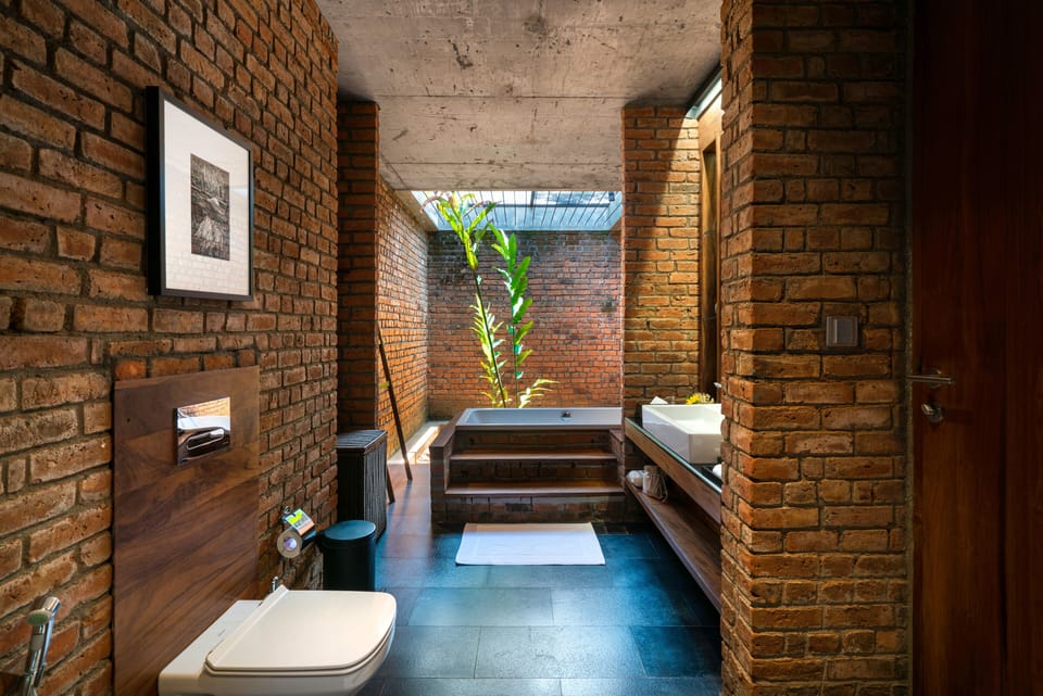 Premier Chalet | Bathroom | Rainfall showerhead, free toiletries, hair dryer, bathrobes