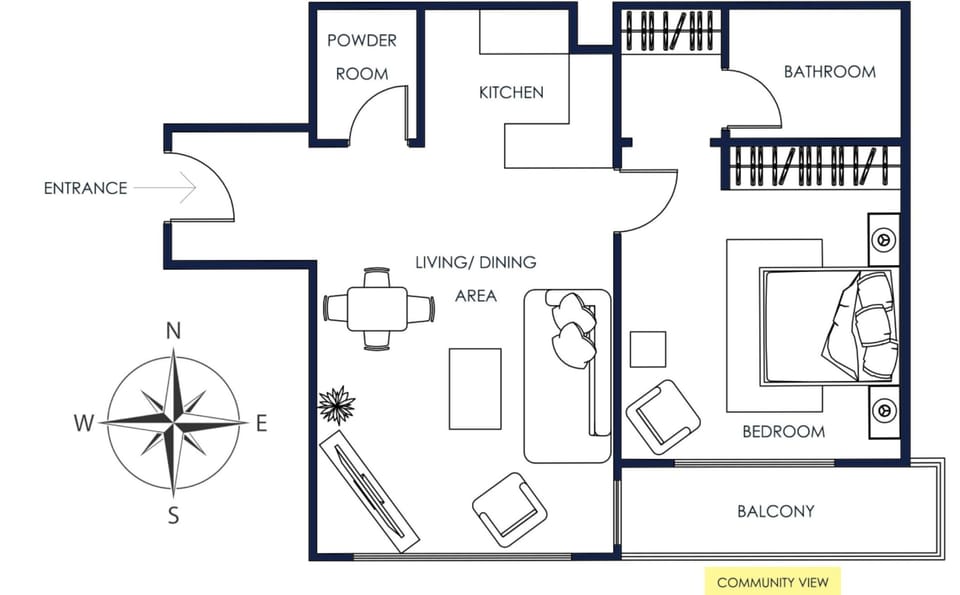 Deluxe Apartment | Floor plan
