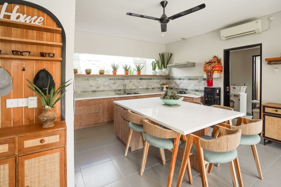 Luxury Villa, 3 Bedrooms | Private kitchen | Full-size fridge, microwave, oven, stovetop
