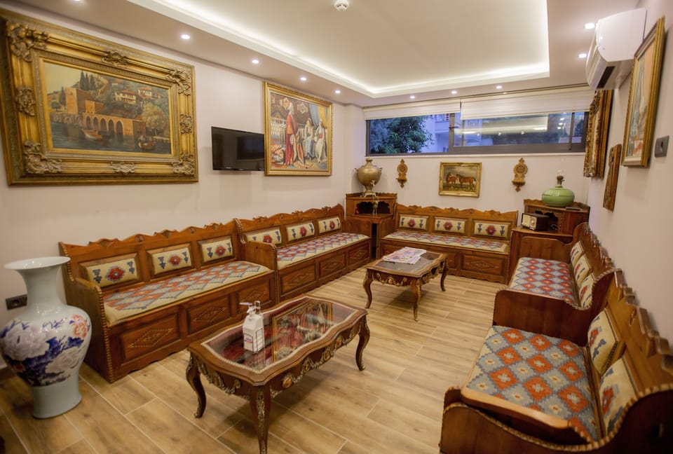 Lobby sitting area
