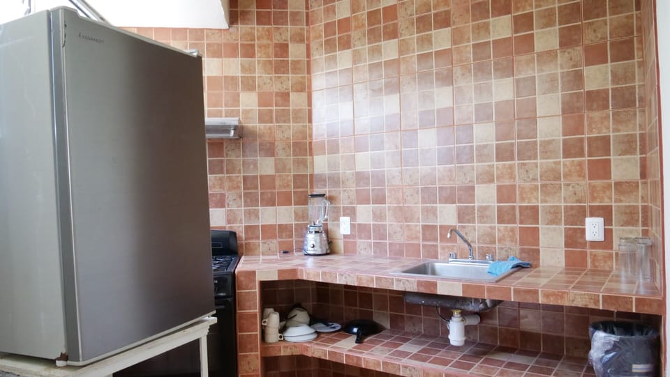 Family Studio | Private kitchen | Mini-fridge, blender, griddle