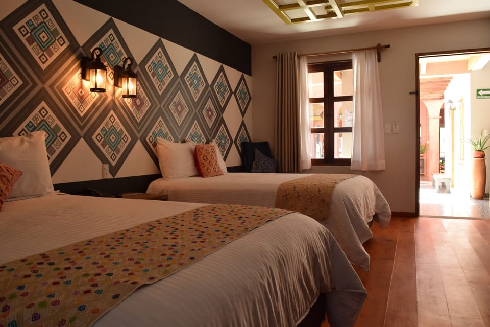 Superior Double Room, 2 Double Beds | Premium bedding, memory foam beds, desk, WiFi (free)