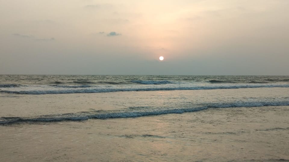 On the beach