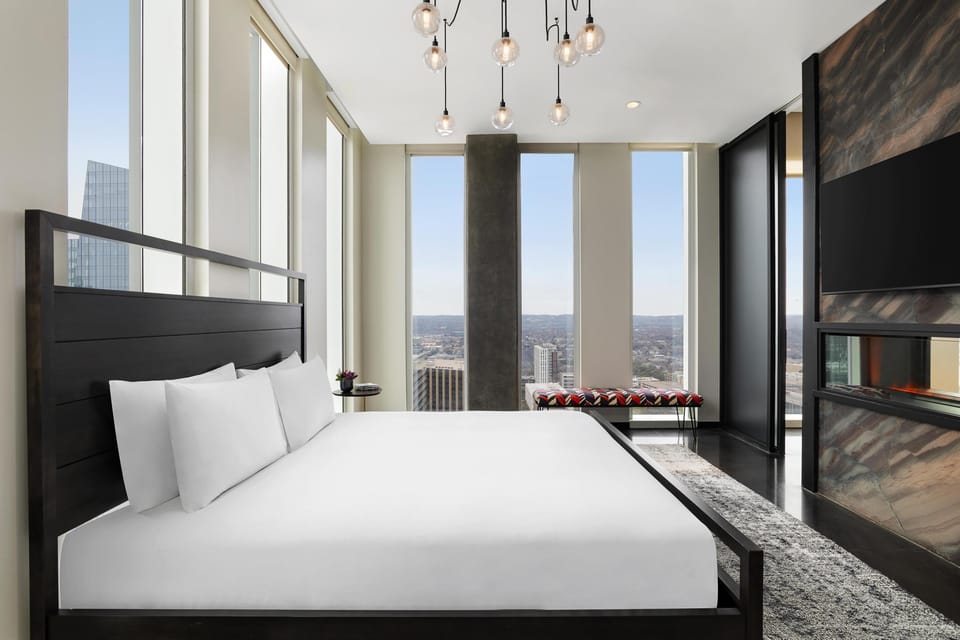 In-room safe, desk, laptop workspace, blackout drapes