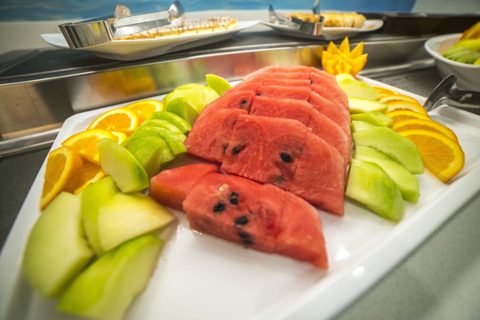 Daily buffet breakfast for a fee