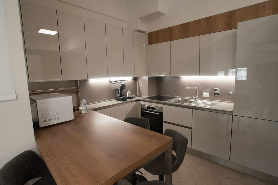 Apartment, Annex Building | Private kitchen | Espresso maker, coffee/tea maker, electric kettle