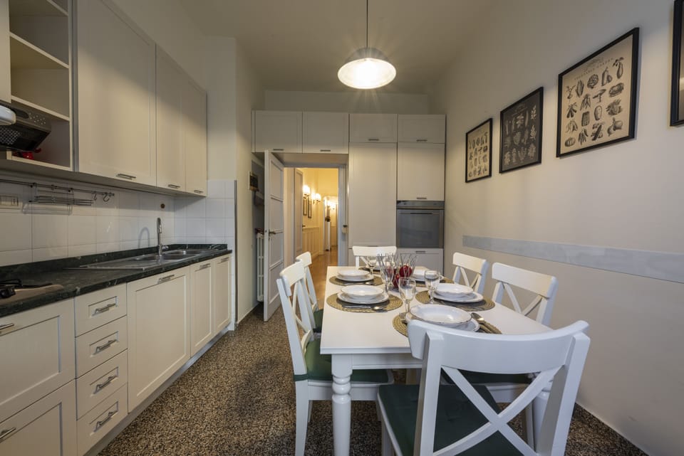 Luxury Apartment | Private kitchen | Fridge, microwave, oven, stovetop