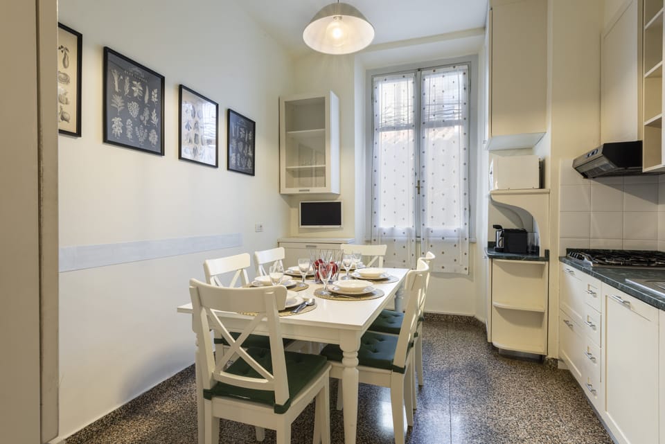 Luxury Apartment | Private kitchen | Fridge, microwave, oven, stovetop
