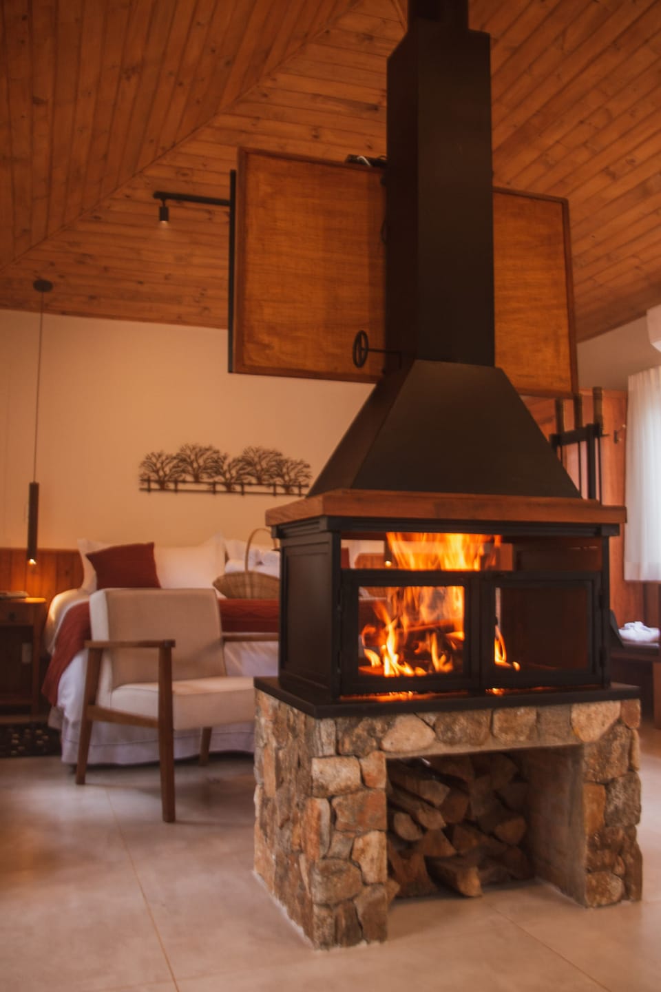 Premium Cabin, 1 King Bed, Garden View, Garden Area | Premium bedding, down comforters, pillowtop beds, minibar