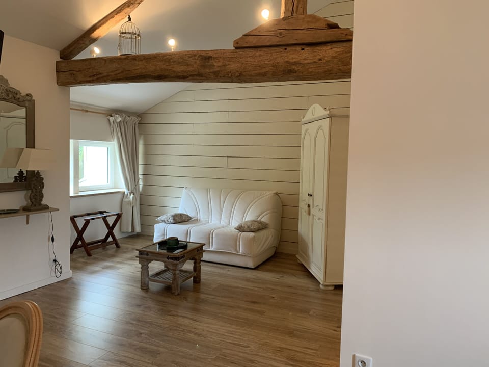 Exclusive Quadruple Room, 1 Queen Bed with Sofa bed, Non Smoking, Garden View | Premium bedding, individually decorated, desk, soundproofing