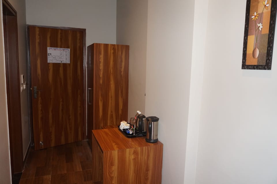Premium bedding, memory foam beds, minibar, desk