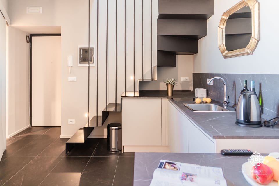Fridge, electric kettle
