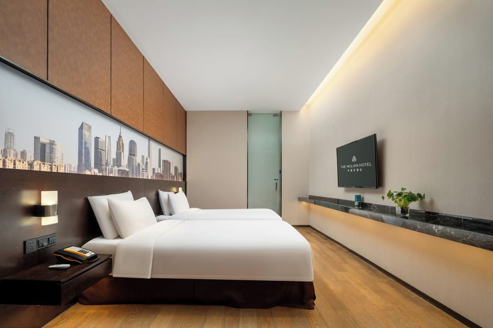 Deluxe Twin Room, 2 Twin Beds, No Windows | In-room safe, soundproofing, iron/ironing board, free cribs/infant beds