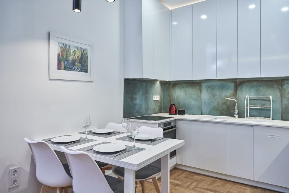 Comfort Apartment | Private kitchen | Full-size fridge, microwave, oven, dishwasher
