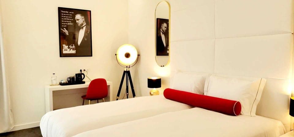 Basic Twin Room | In-room safe, desk, laptop workspace, blackout drapes