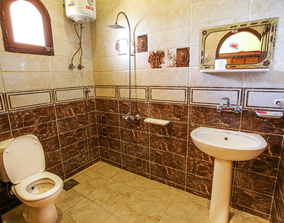 Bidet, towels