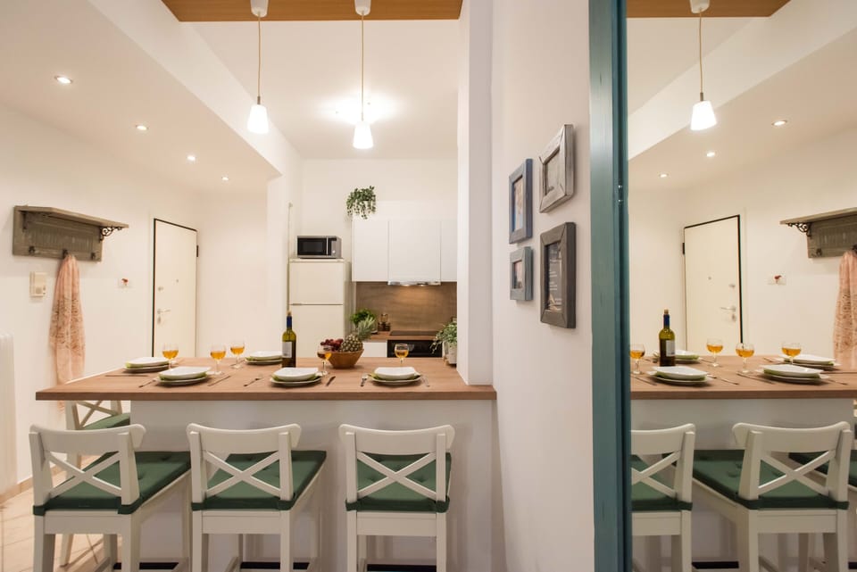 Comfort Apartment | Private kitchen | Full-size fridge, microwave, oven, toaster