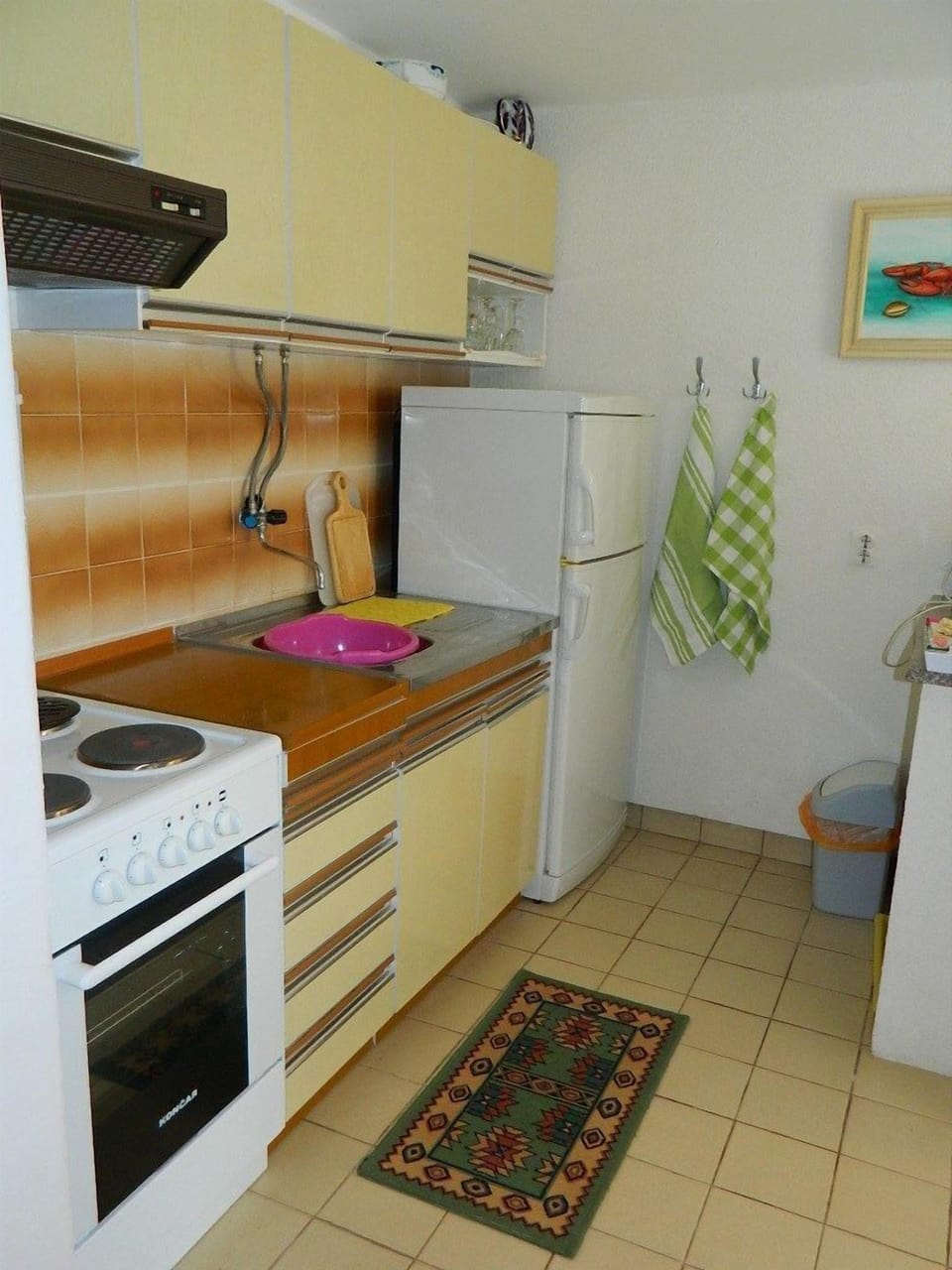 Room (S1) | Private kitchen | Mini-fridge, stovetop, electric kettle