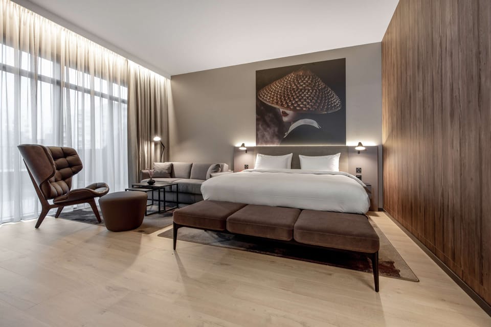 Junior Suite, Terrace | Pillowtop beds, in-room safe, iron/ironing board, free WiFi