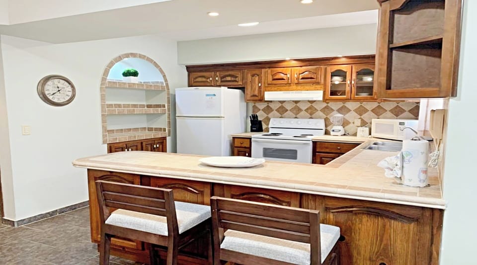 Family Villa, 3 Bedrooms | Private kitchen | Full-size fridge, microwave, oven, toaster