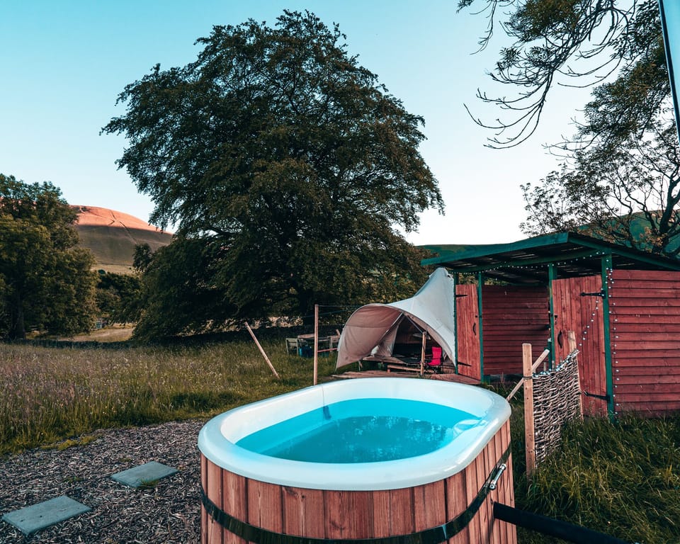 Superior Tent, Private Bathroom, Mountain View (Couples-Only) | Spa | Hot tub