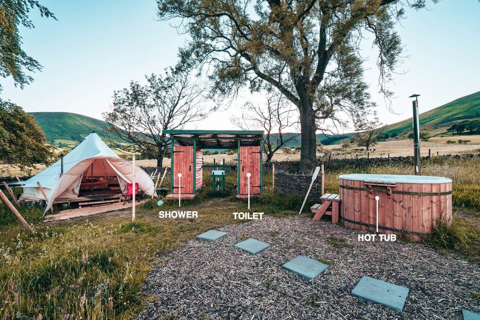 Superior Tent, Private Bathroom, Mountain View (Couples-Only) | Floor plan