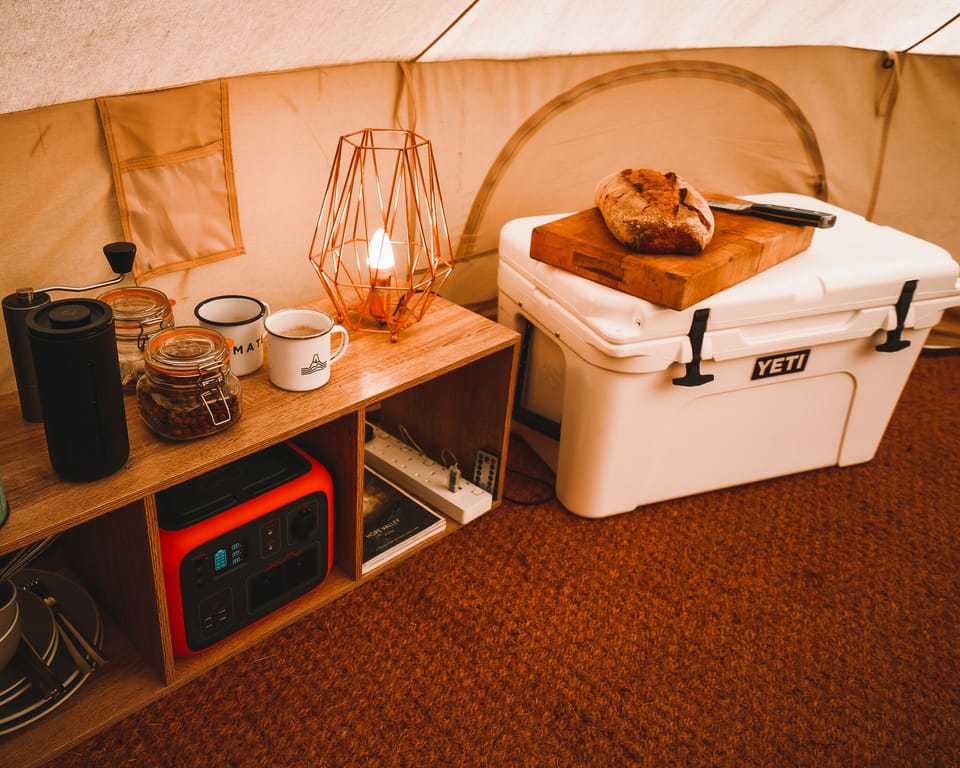 Superior Tent, Private Bathroom, Mountain View (Couples-Only) | Room amenity