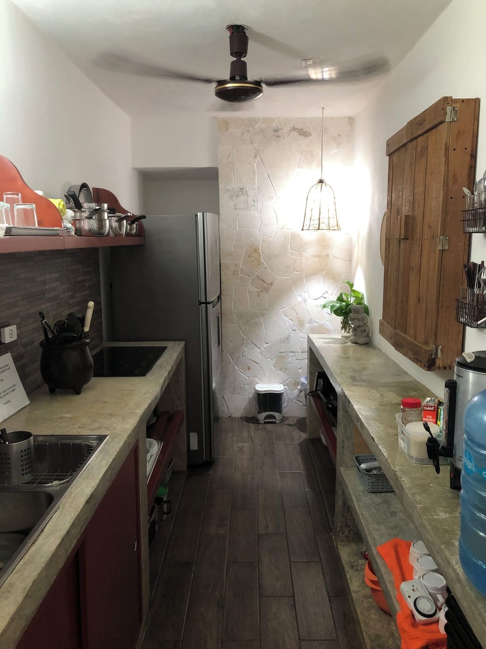 Mini-fridge, microwave, reusable coffee/tea filters
