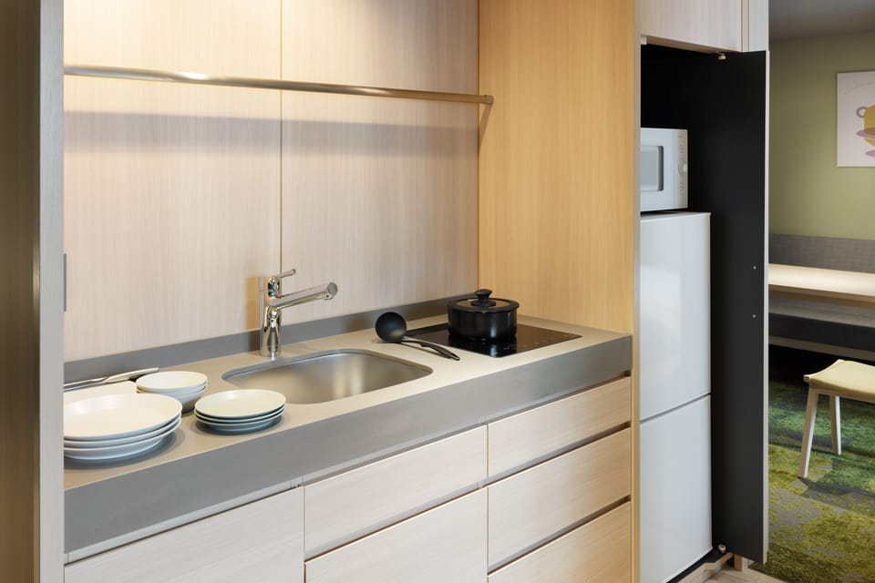 OMO House with Kitchen | Private kitchen | Fridge, microwave, electric kettle