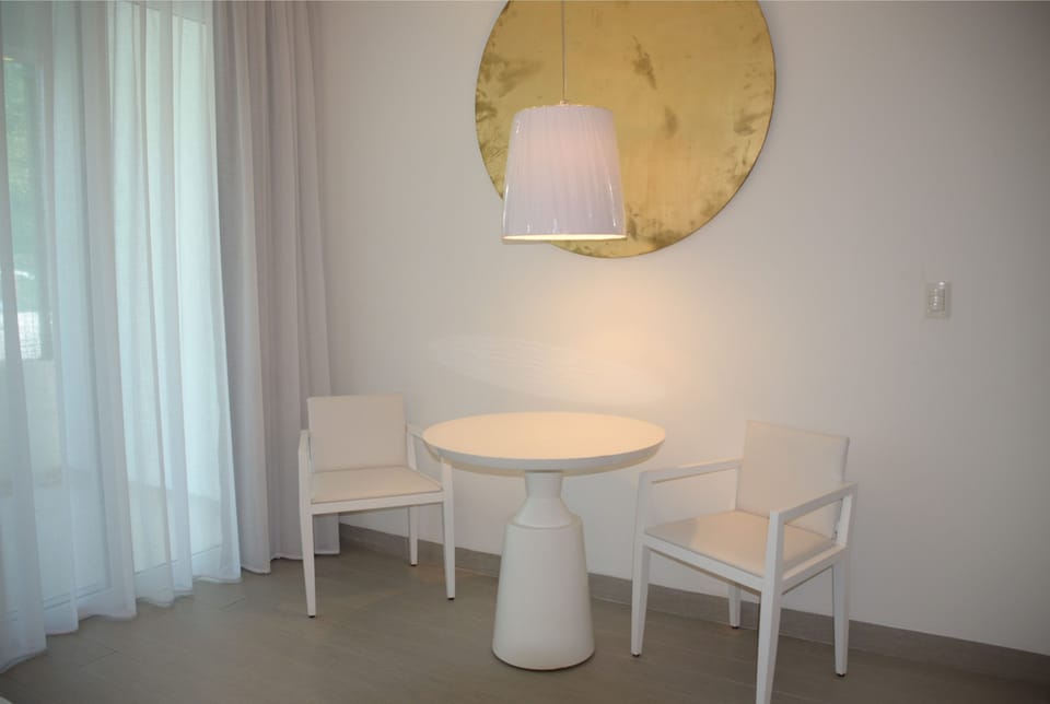 Minibar (free items), in-room safe, desk, blackout drapes